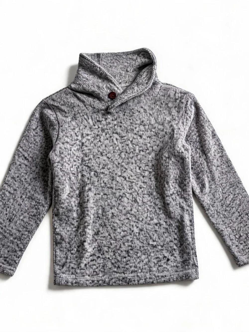 Jumping Beans boys gray pullover sweater size 6 cozy knit top - Picture 2 of 6